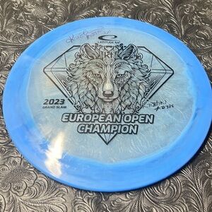 Latitude 64 European Open Champion Disc Kristen Tattar Signed Saint Pro Disc